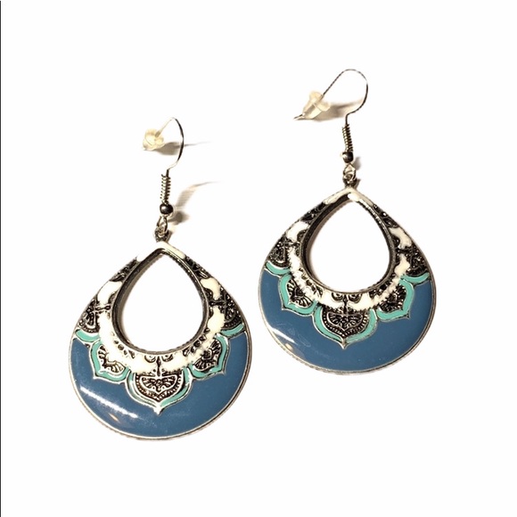 Jewelry - Boho Blue Earrings